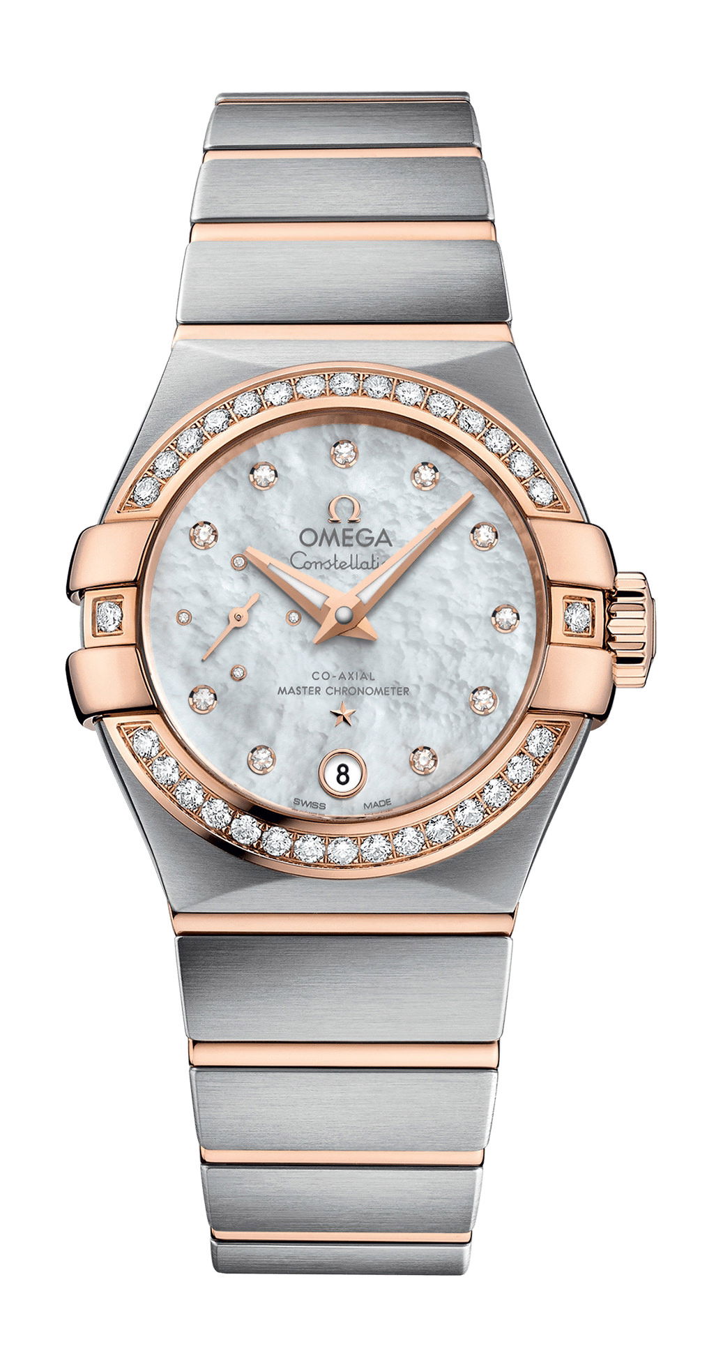 Omega Constellation luxury timepiece - detailed view