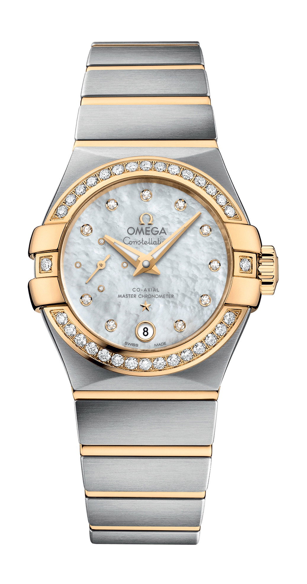 Omega Constellation luxury timepiece - detailed view