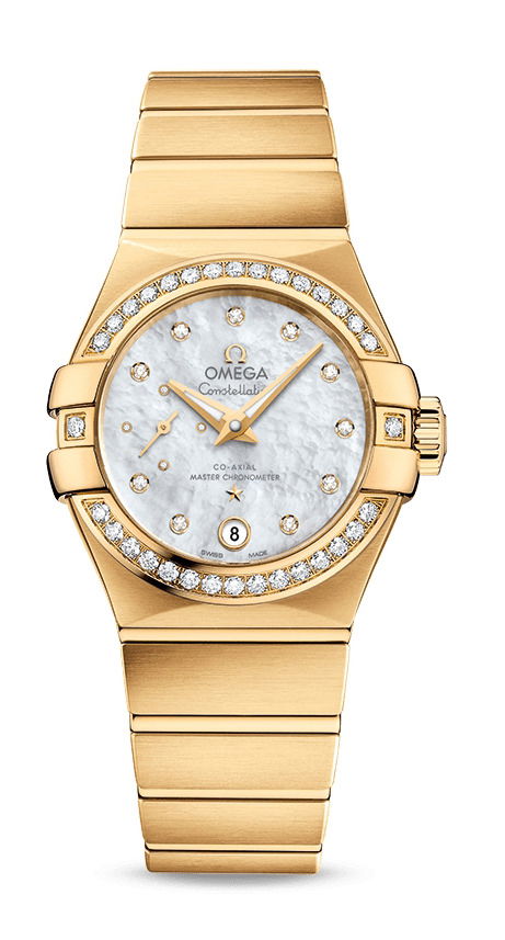 Omega Constellation luxury timepiece - detailed view