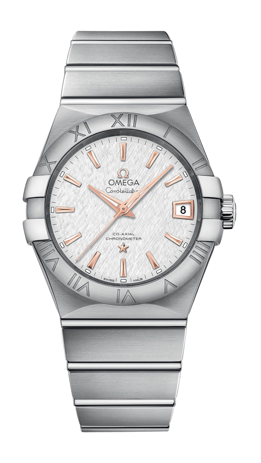 Omega Constellation luxury timepiece - detailed view