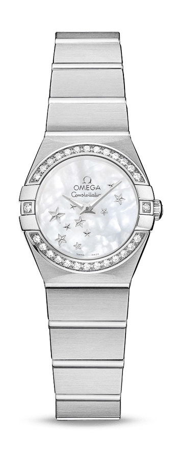 Omega Constellation luxury timepiece - detailed view