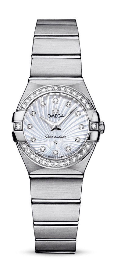 Omega Constellation luxury timepiece - detailed view