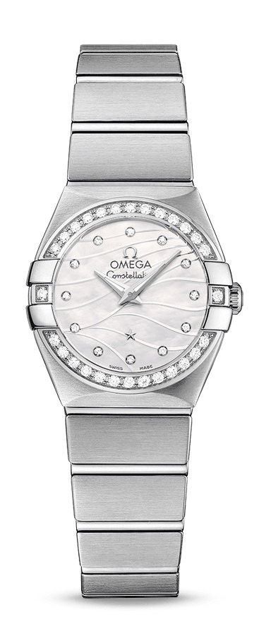 Omega Constellation luxury timepiece - detailed view