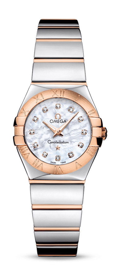 Omega Constellation luxury timepiece - detailed view