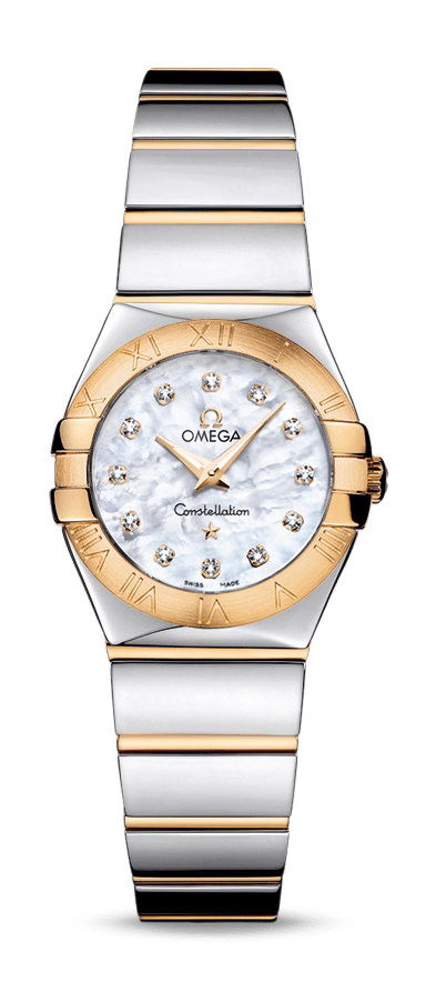 Omega Constellation luxury timepiece - detailed view