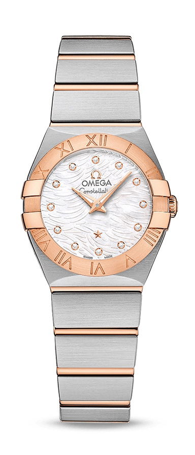 Omega Constellation luxury timepiece - detailed view