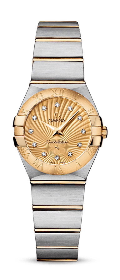 Omega Constellation luxury timepiece - detailed view