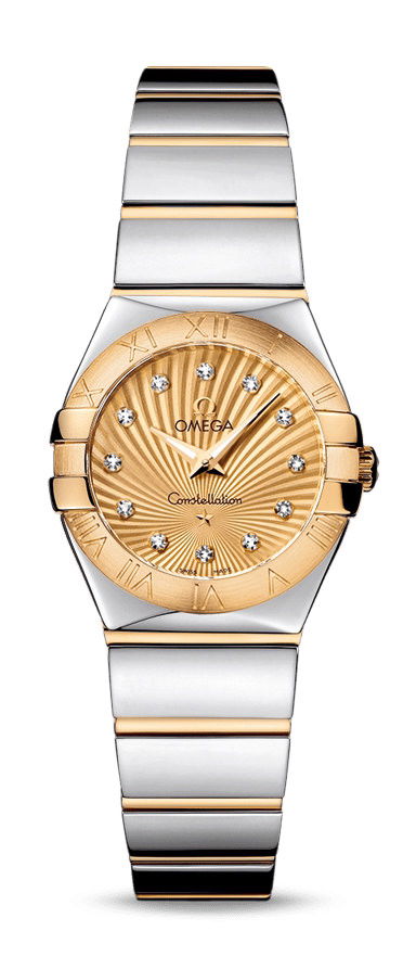 Omega Constellation luxury timepiece - detailed view