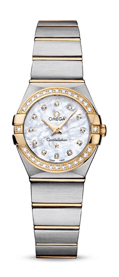 Omega Constellation luxury timepiece - detailed view