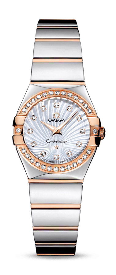 Omega Constellation luxury timepiece - detailed view