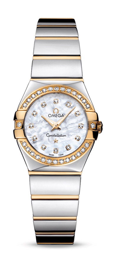 Omega Constellation luxury timepiece - detailed view