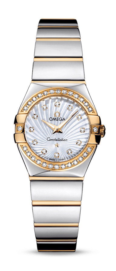 Omega Constellation luxury timepiece - detailed view