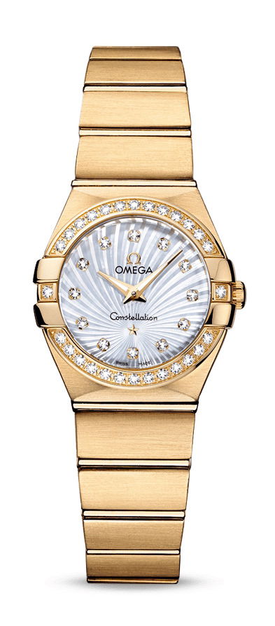 Omega Constellation luxury timepiece - detailed view