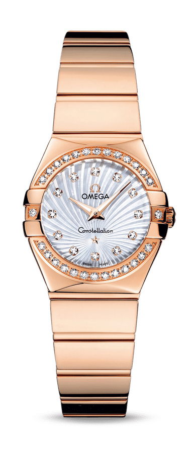 Omega Constellation luxury timepiece - detailed view