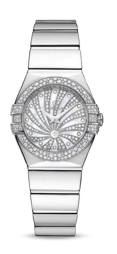 Omega Constellation luxury timepiece - detailed view