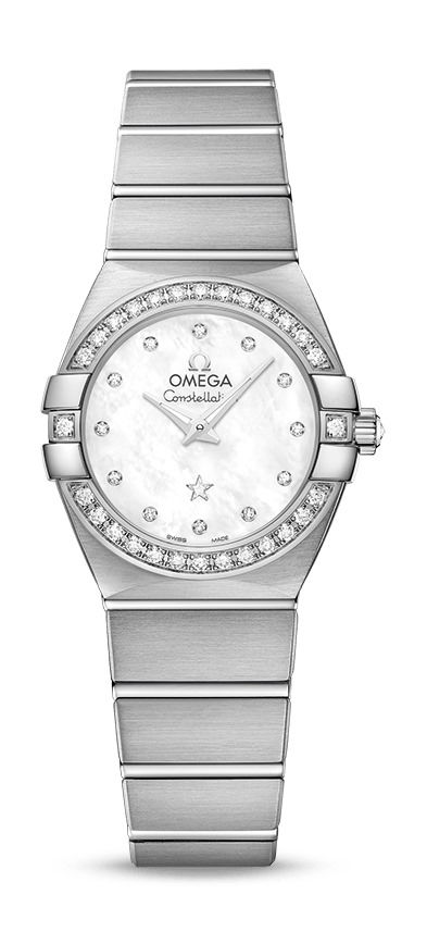 Omega Constellation luxury timepiece - detailed view