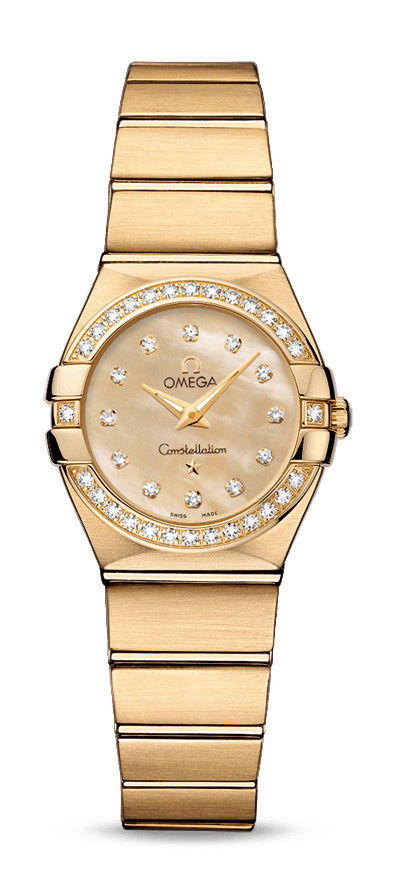 Omega Constellation luxury timepiece - detailed view