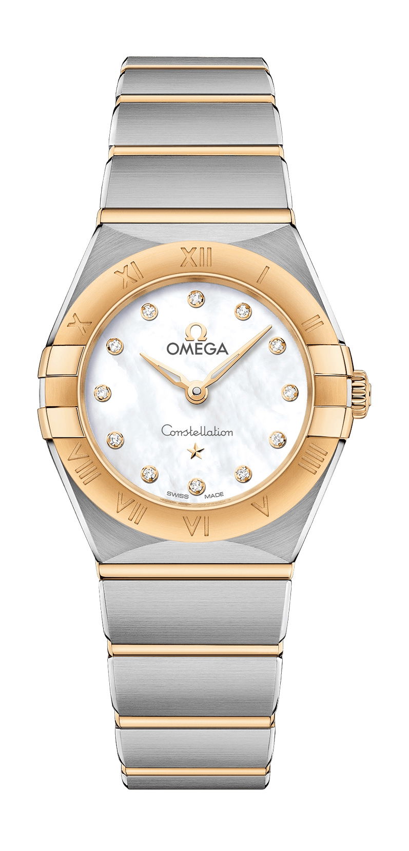 Omega Constellation luxury timepiece - detailed view