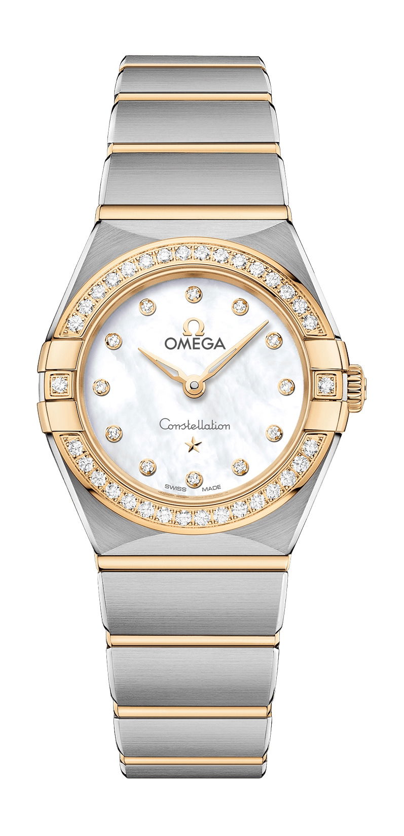 Omega Constellation luxury timepiece - detailed view