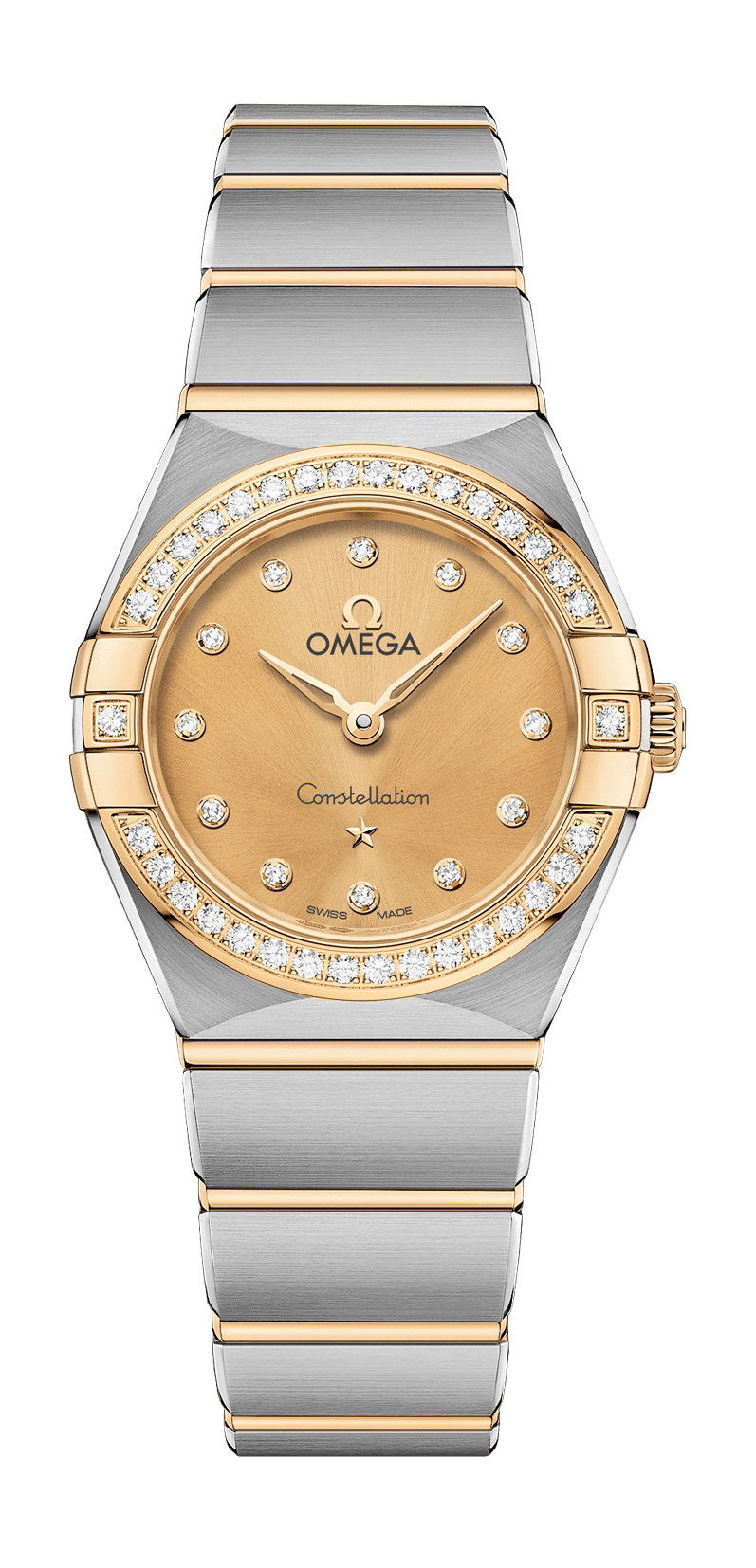 Omega Constellation luxury timepiece - detailed view