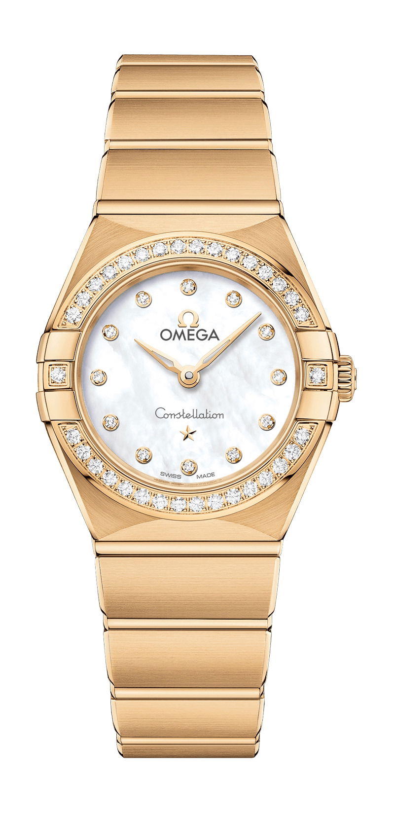 Omega Constellation luxury timepiece - detailed view