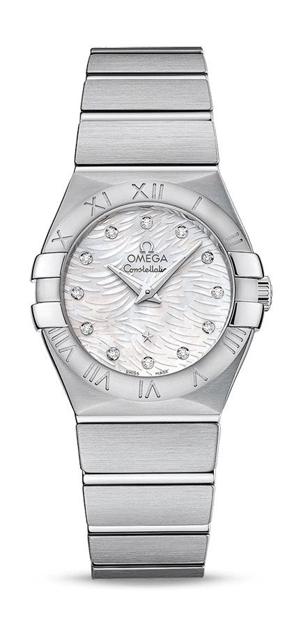 Omega Constellation luxury timepiece - detailed view