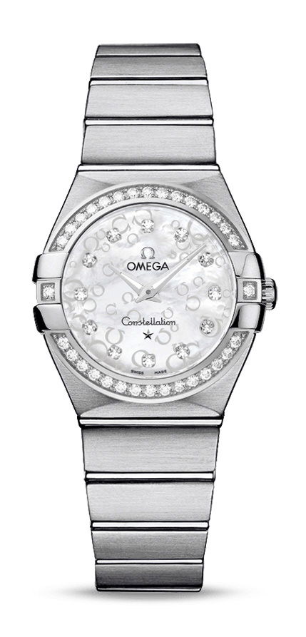 Omega Constellation luxury timepiece - detailed view