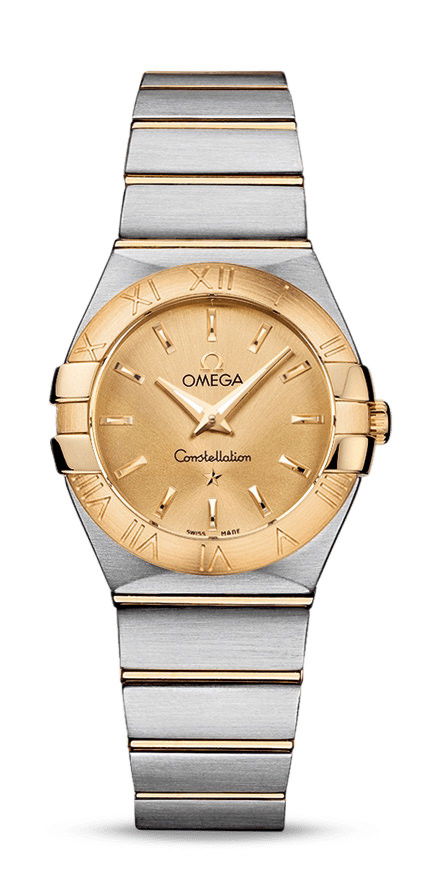 Omega Constellation luxury timepiece - detailed view
