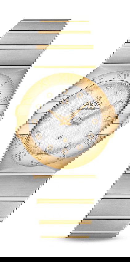 Omega Constellation luxury timepiece - detailed view