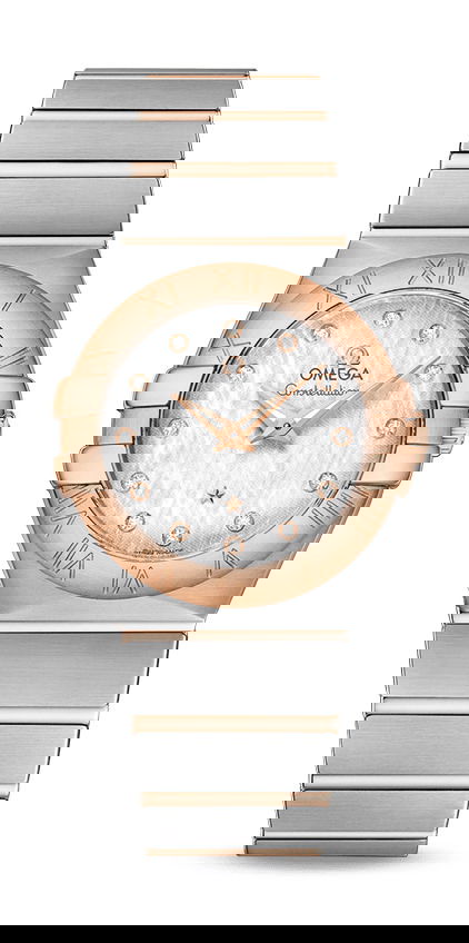 Omega Constellation luxury timepiece - detailed view