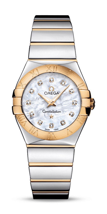 Omega Constellation luxury timepiece - detailed view