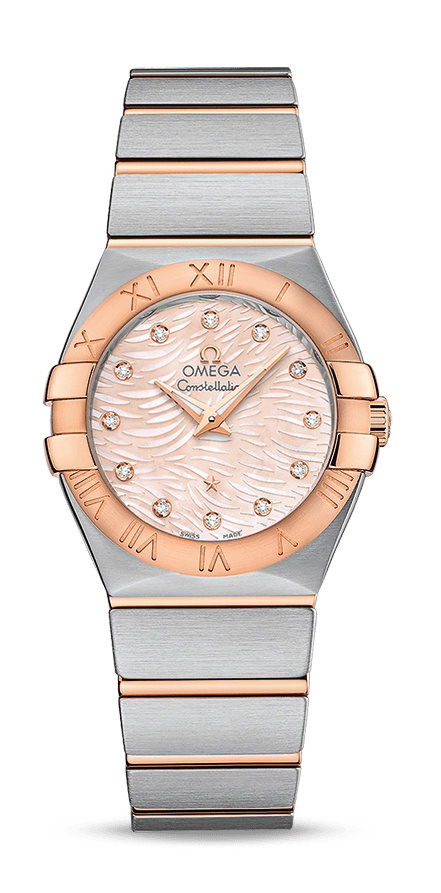 Omega Constellation luxury timepiece - detailed view