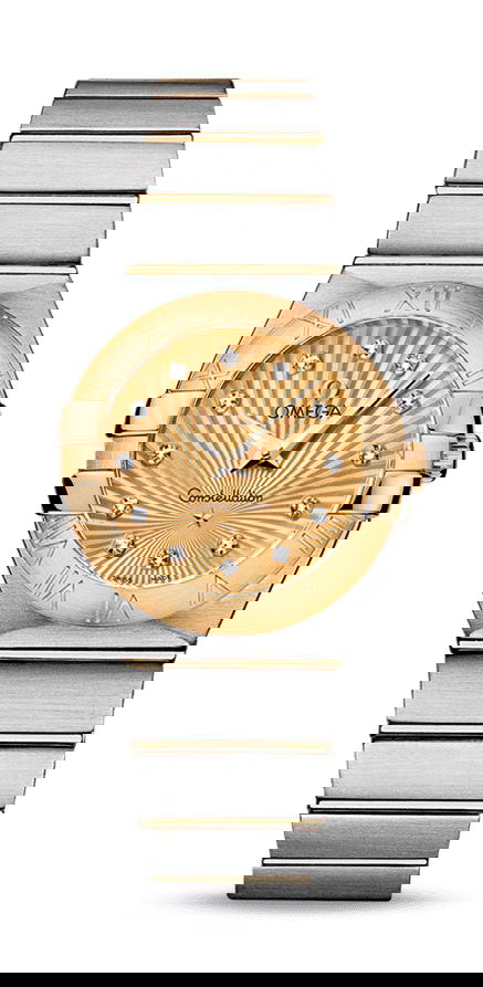 Omega Constellation luxury timepiece - detailed view