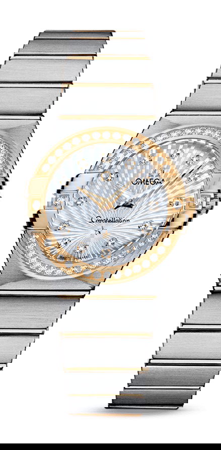 Omega Constellation luxury timepiece - detailed view