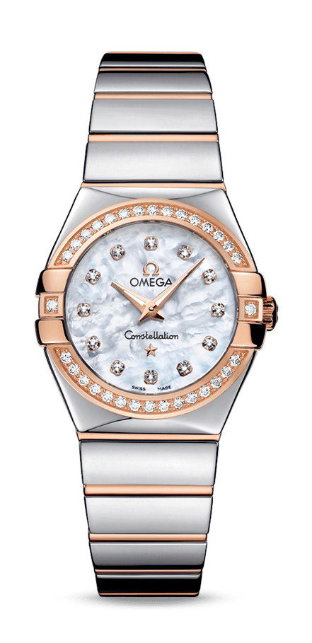 Omega Constellation luxury timepiece - detailed view