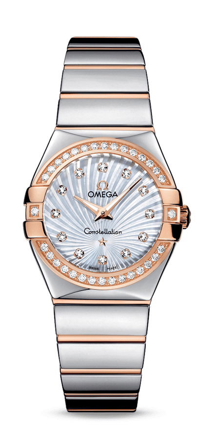 Omega Constellation luxury timepiece - detailed view