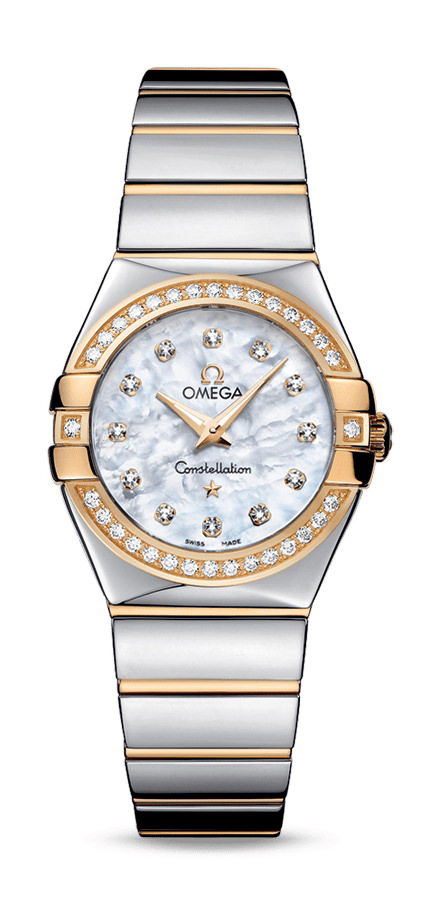 Omega Constellation luxury timepiece - detailed view