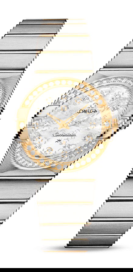 Omega Constellation luxury timepiece - detailed view