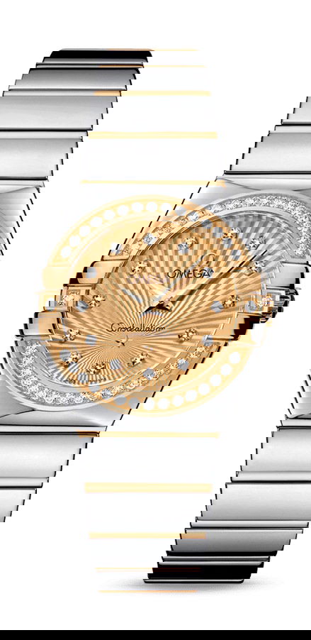 Omega Constellation luxury timepiece - detailed view