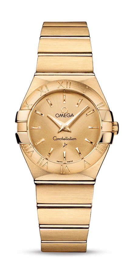 Omega Constellation luxury timepiece - detailed view
