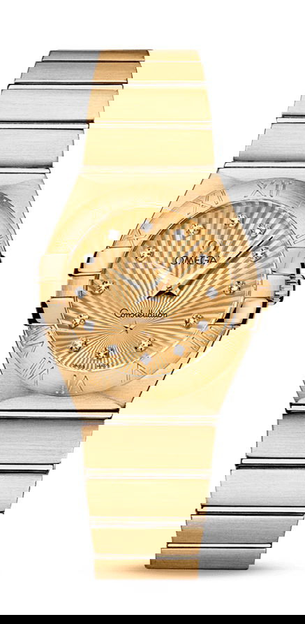 Omega Constellation luxury timepiece - detailed view