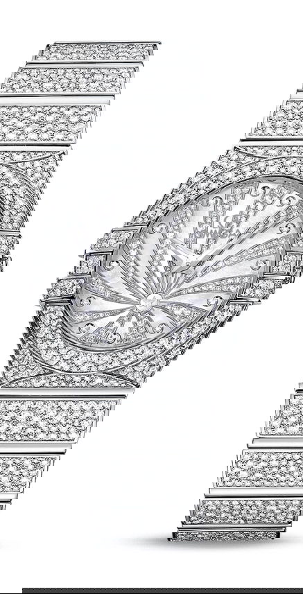 Omega Constellation luxury timepiece - detailed view