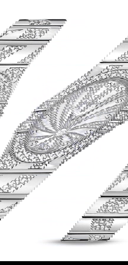 Omega Constellation luxury timepiece - detailed view