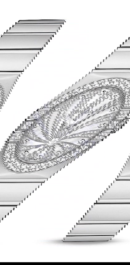 Omega Constellation luxury timepiece - detailed view