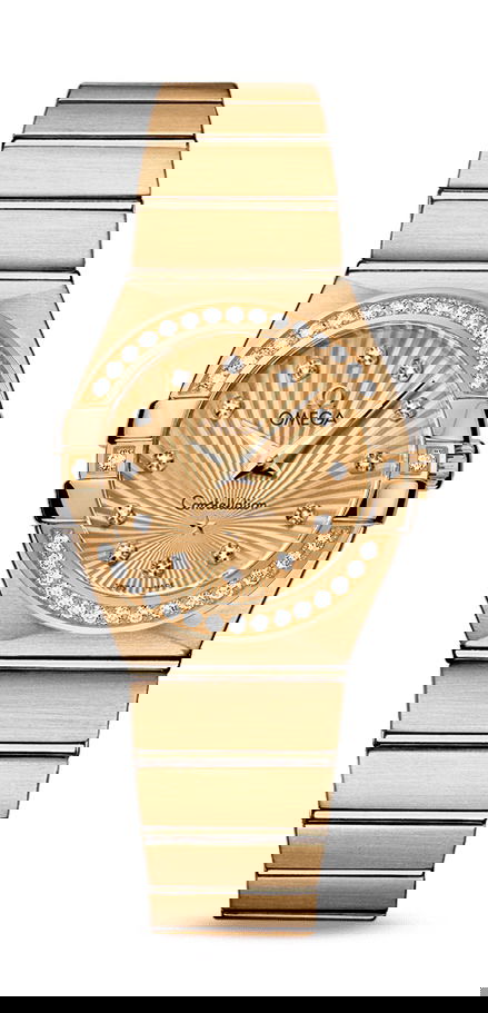 Omega Constellation luxury timepiece - detailed view