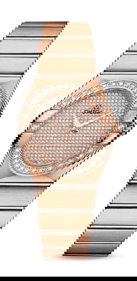 Omega Constellation luxury timepiece - detailed view