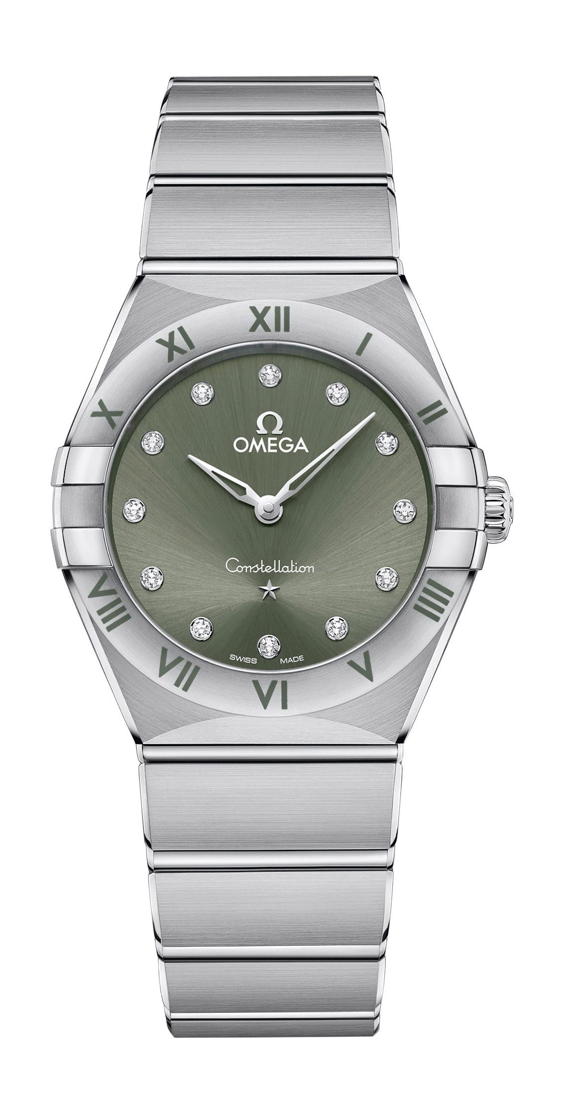 Omega Constellation luxury timepiece - detailed view