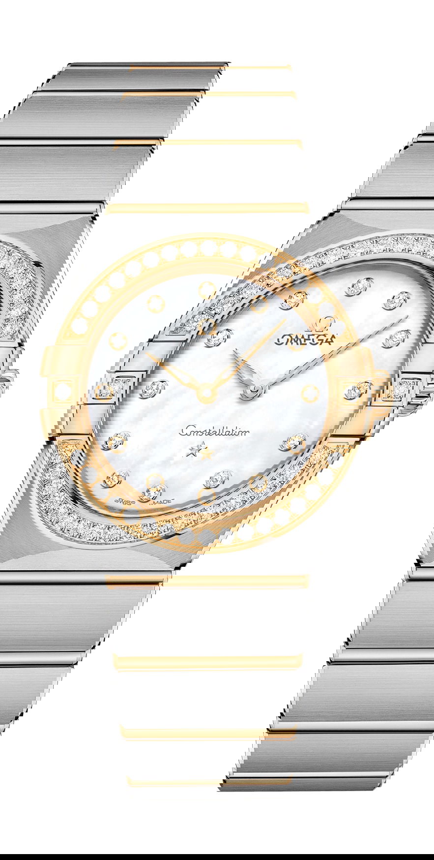 Omega Constellation luxury timepiece - detailed view