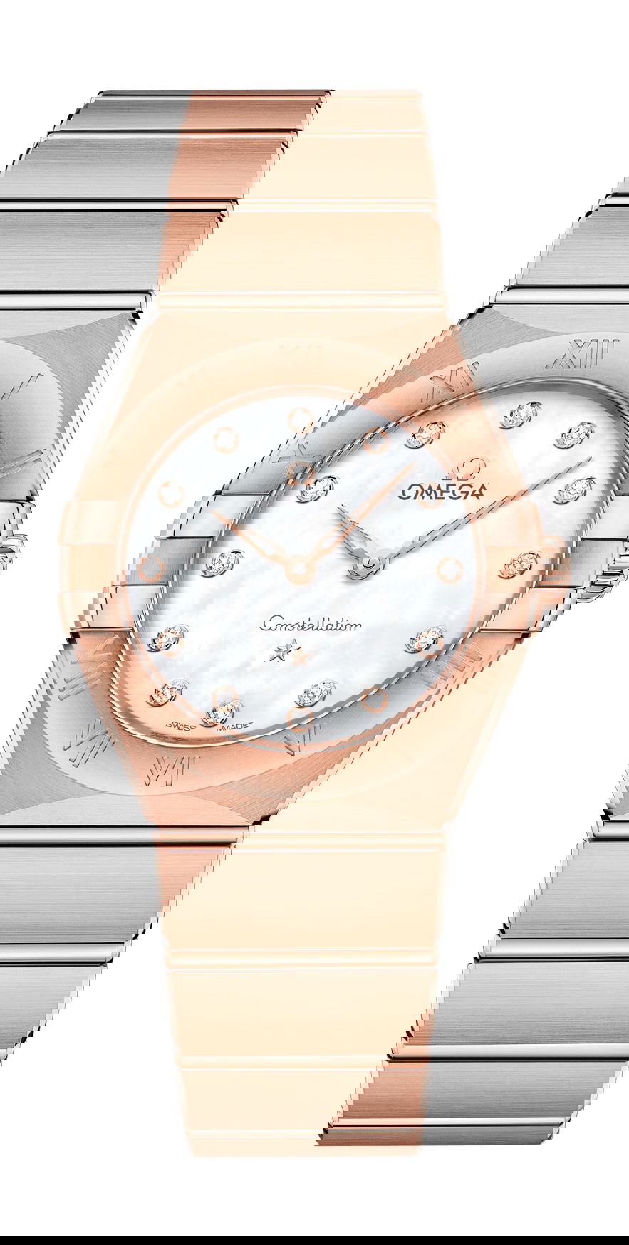 Omega Constellation luxury timepiece - detailed view