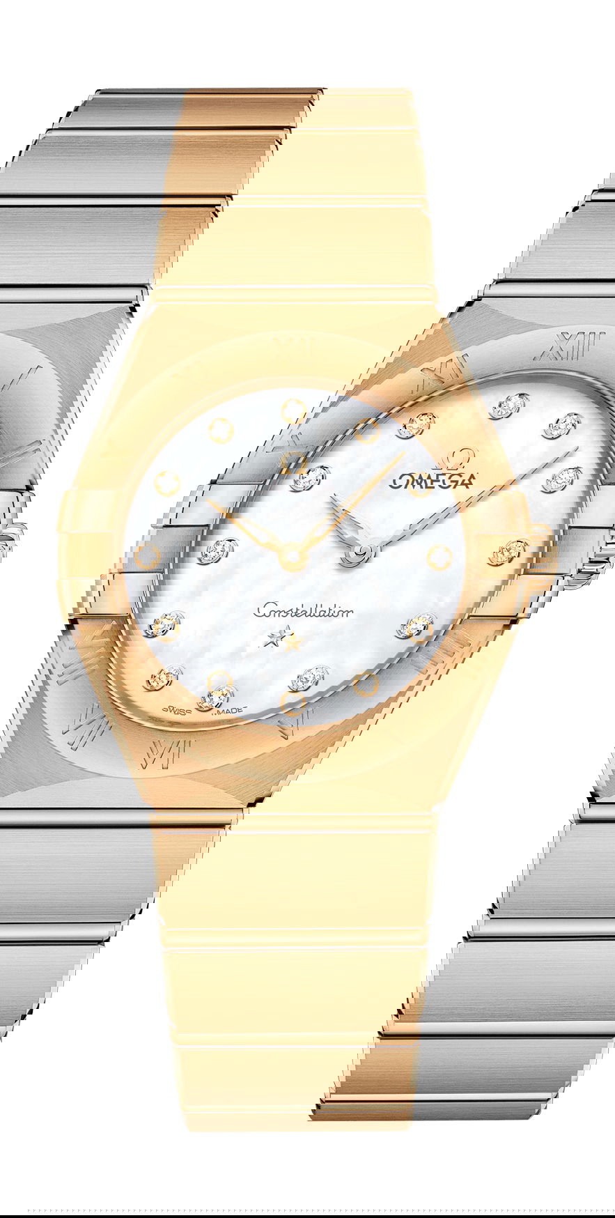 Omega Constellation luxury timepiece - detailed view